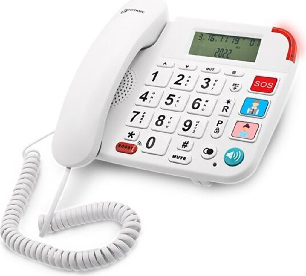 Geemarc DALLAS 20 Großtastentelefon weiß