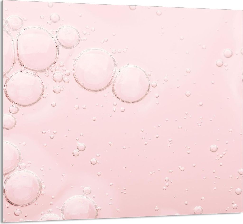 GLASPLATTE FÜR KÜCHE 65x60 Rosa