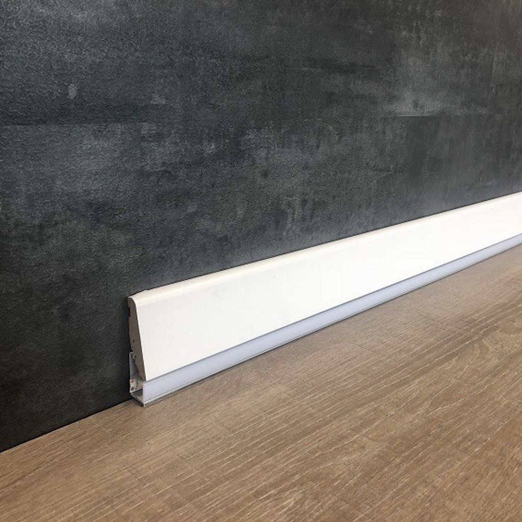 Licht - Sockelleiste / Licht - Fußleiste "Busca" 12 x 58 mm Produktbild 