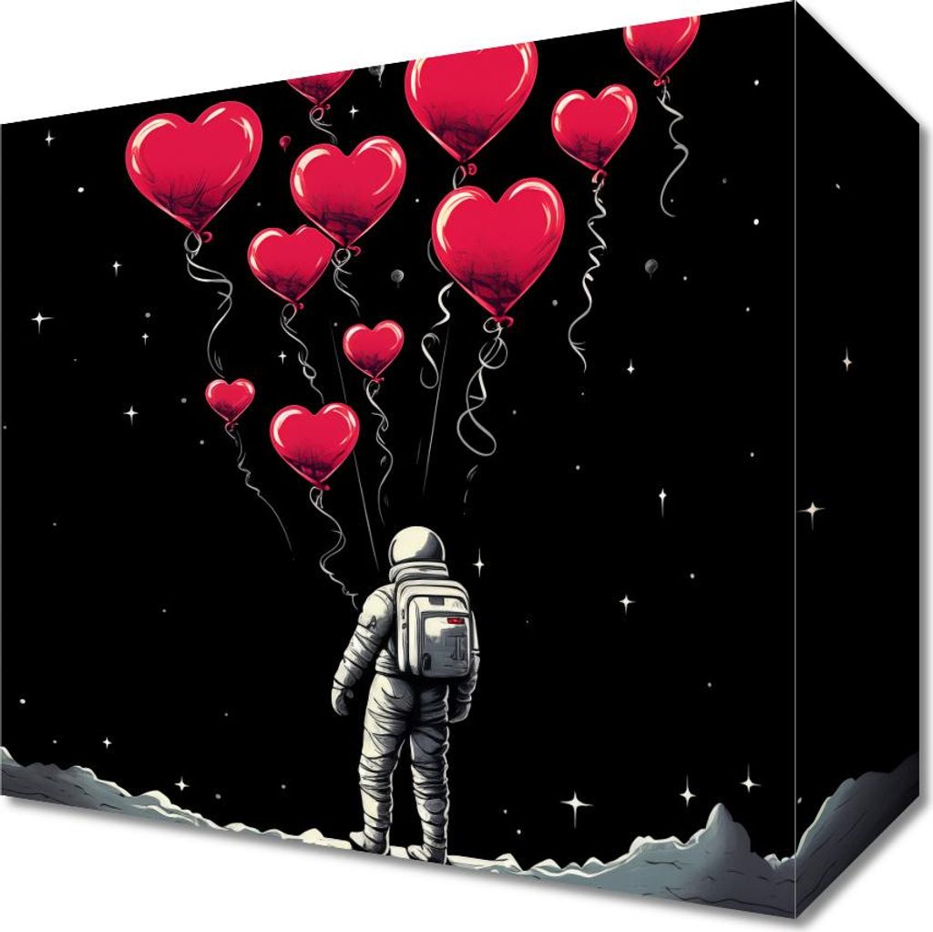 Bild 20x20cm Astronauta Eigene Zellen