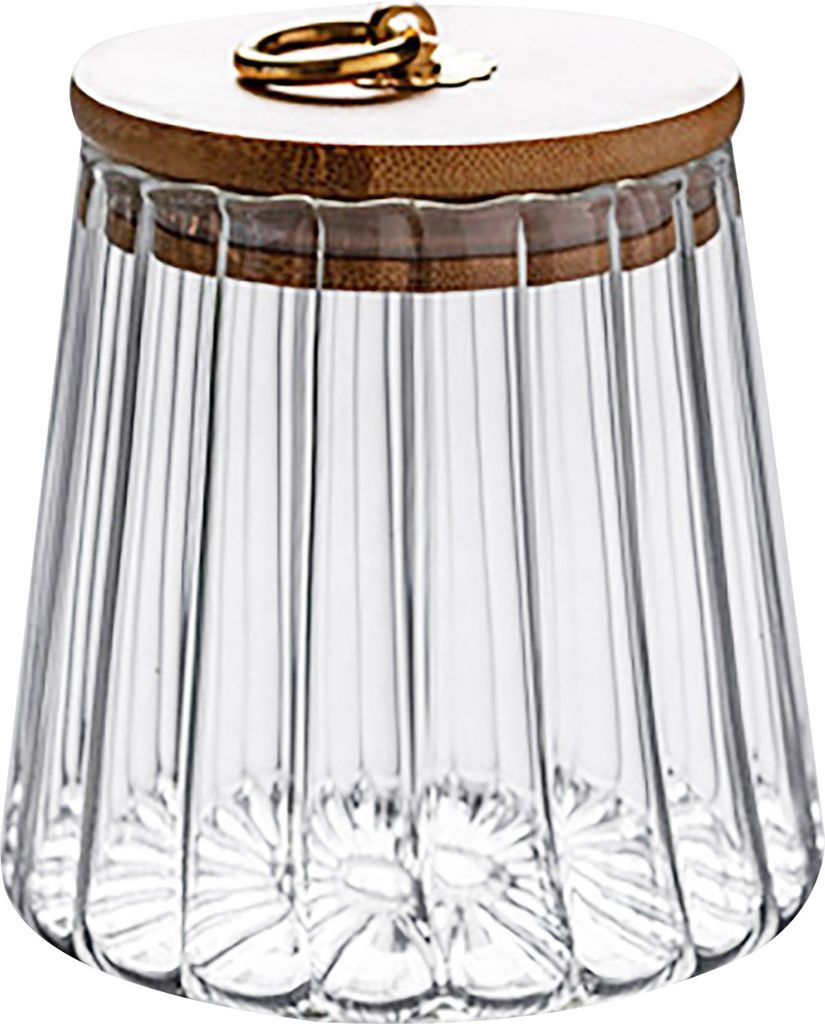 700 ml Vorratsdose aus Glas mit Löffel, großes Fassungsvermögen, weite Öffnung, BPA-frei, vielseitig einsetzbar, Behälter für Kaffee und Zuck...