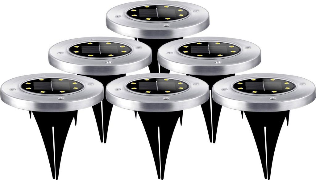 Ilumen LS-104 Solární zahradní LED lampy 6 ks Zdjęcie produktu 