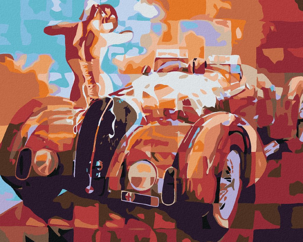 Zuty - Malen nach Zahlen - VETERAN, 40x50 cm, ohne Keilrahmen