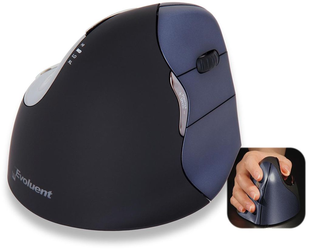Evoluent VM4R-W Evoluent VerticalMouse 4 Wireless Image du produit 