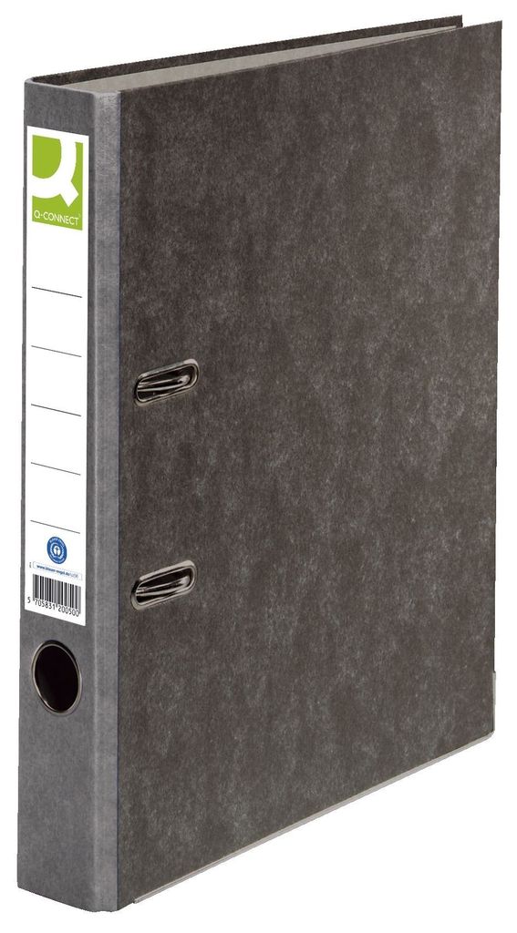 Q-Connect Wolkenmarmor-Ordner - A4, 50 mm, grau