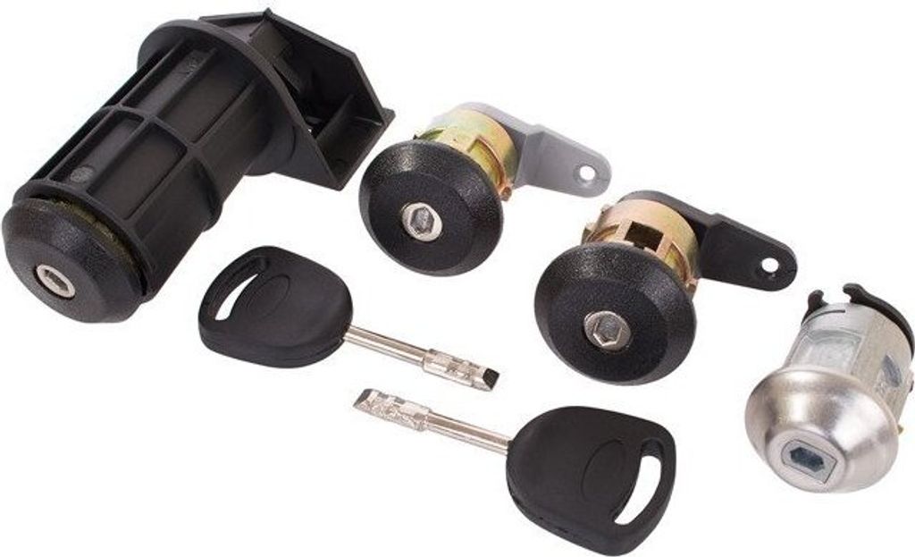 Zündschloss Türschloss Kofferraum + 2x Schlüssel für Ford Escort / Orion