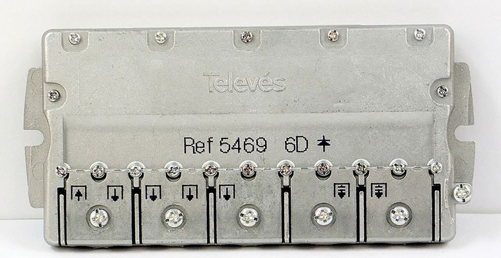Televes EFV6-6-fach EasyF-Verteiler 5-2500 MHz