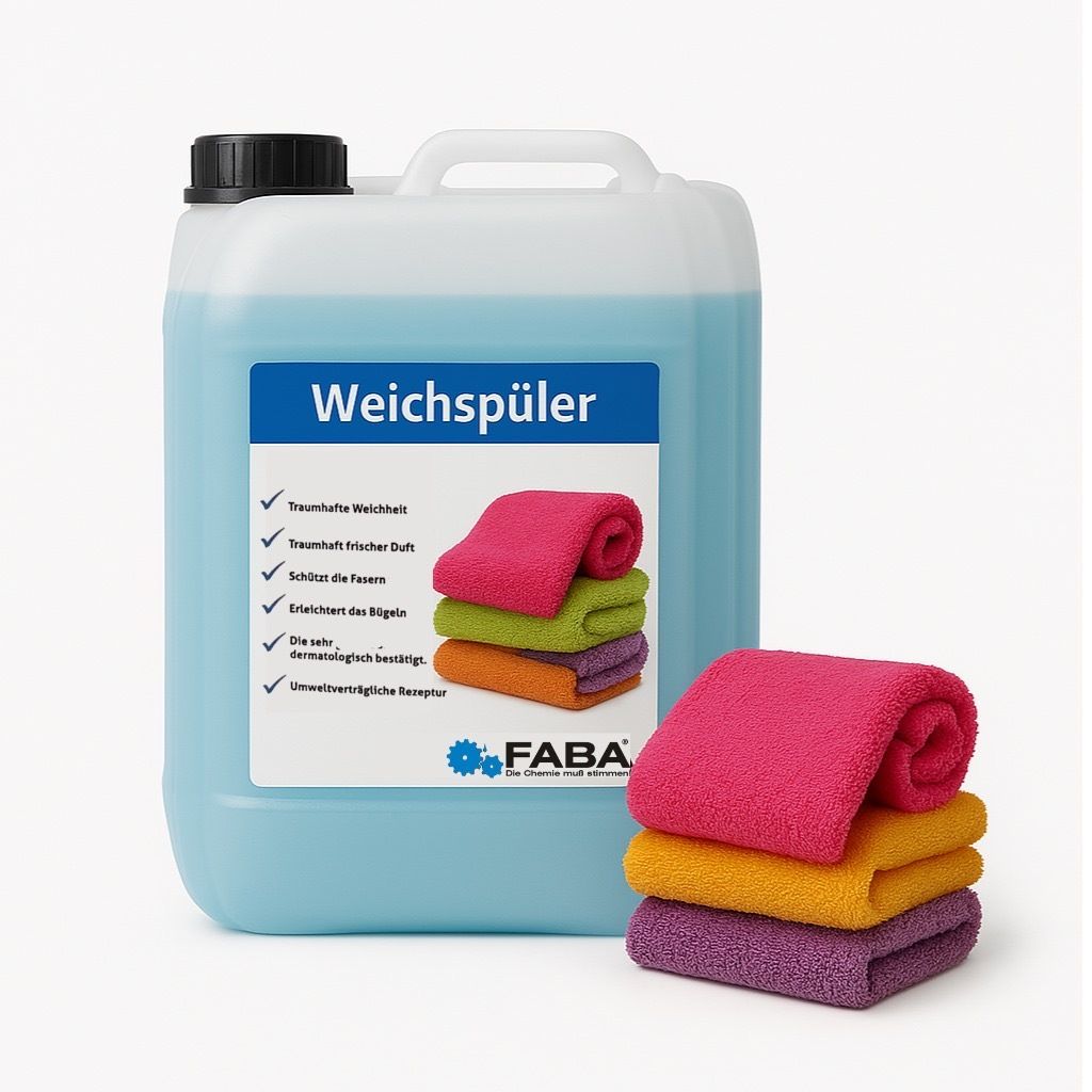 Weichspüler blau 10 Liter inkl. Auslaufhilfe Produktbild 