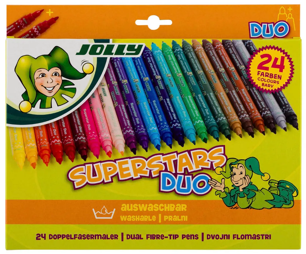 Set 24 Pennarelli JOLLY Superstars Duo 4425-0002: Recensione e Uso