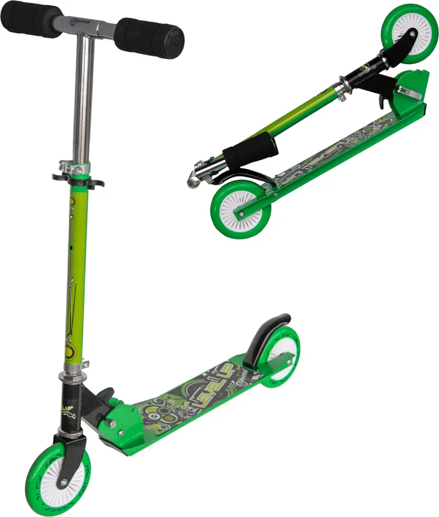 Trottinette Légère MASTER Level Up 125 mm Verte : Finis les Encombrements - 7