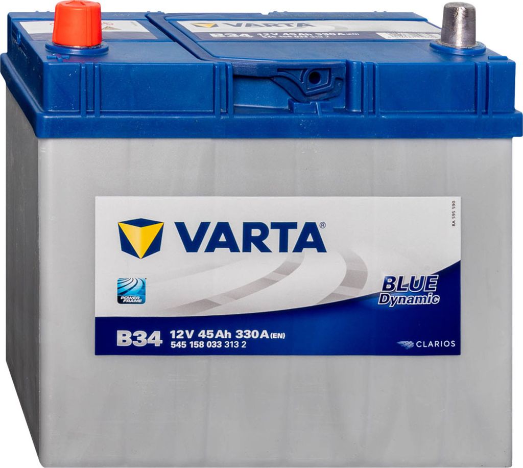 Akumulator samochodowy VARTA Blue Dynamic B34 12V 45Ah Zdjęcie produktu 