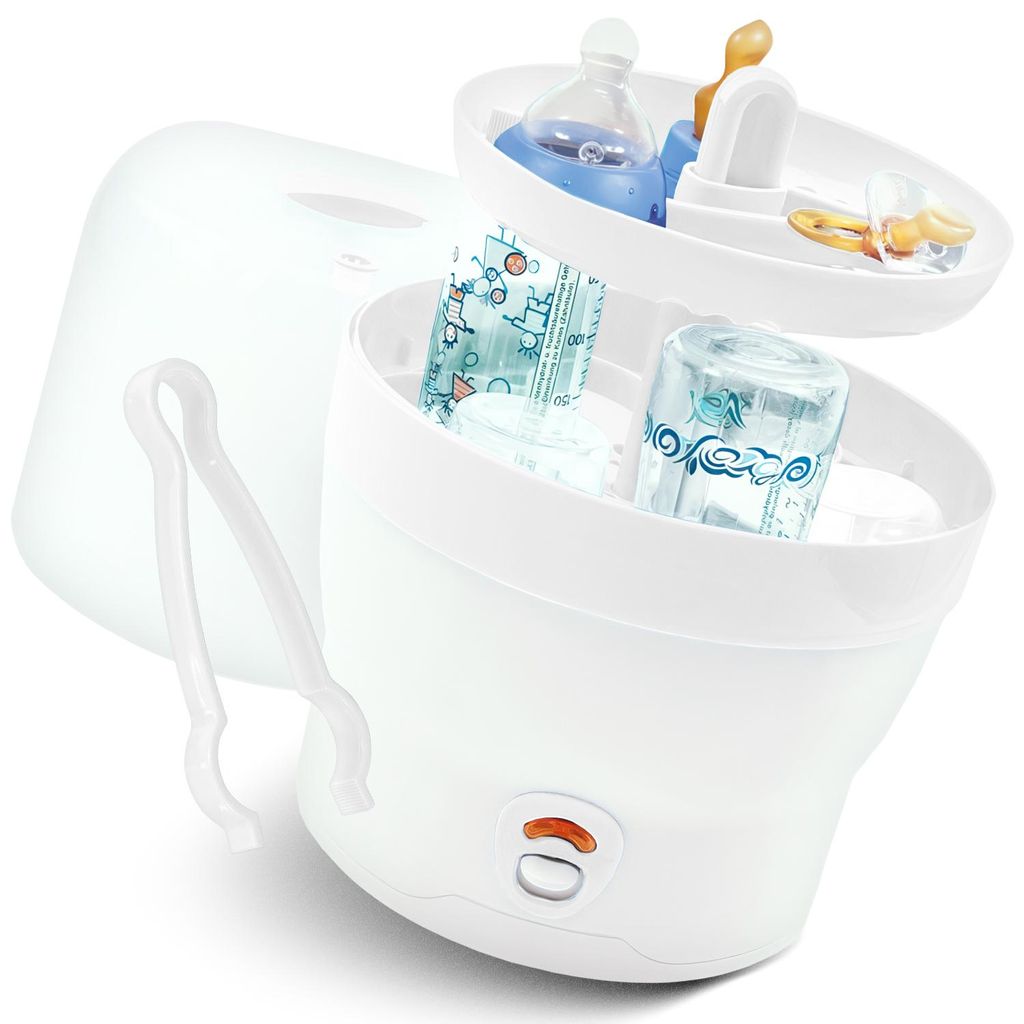 H+H BS 29w Sterilizátor detských fliaš pre 6 fliaš, biely Obrázok produktu 