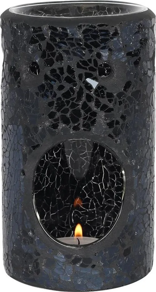 Something Different - Bruciatore a olio "Pillar", effetto cracking SD2565 (taglia unica) (nero)