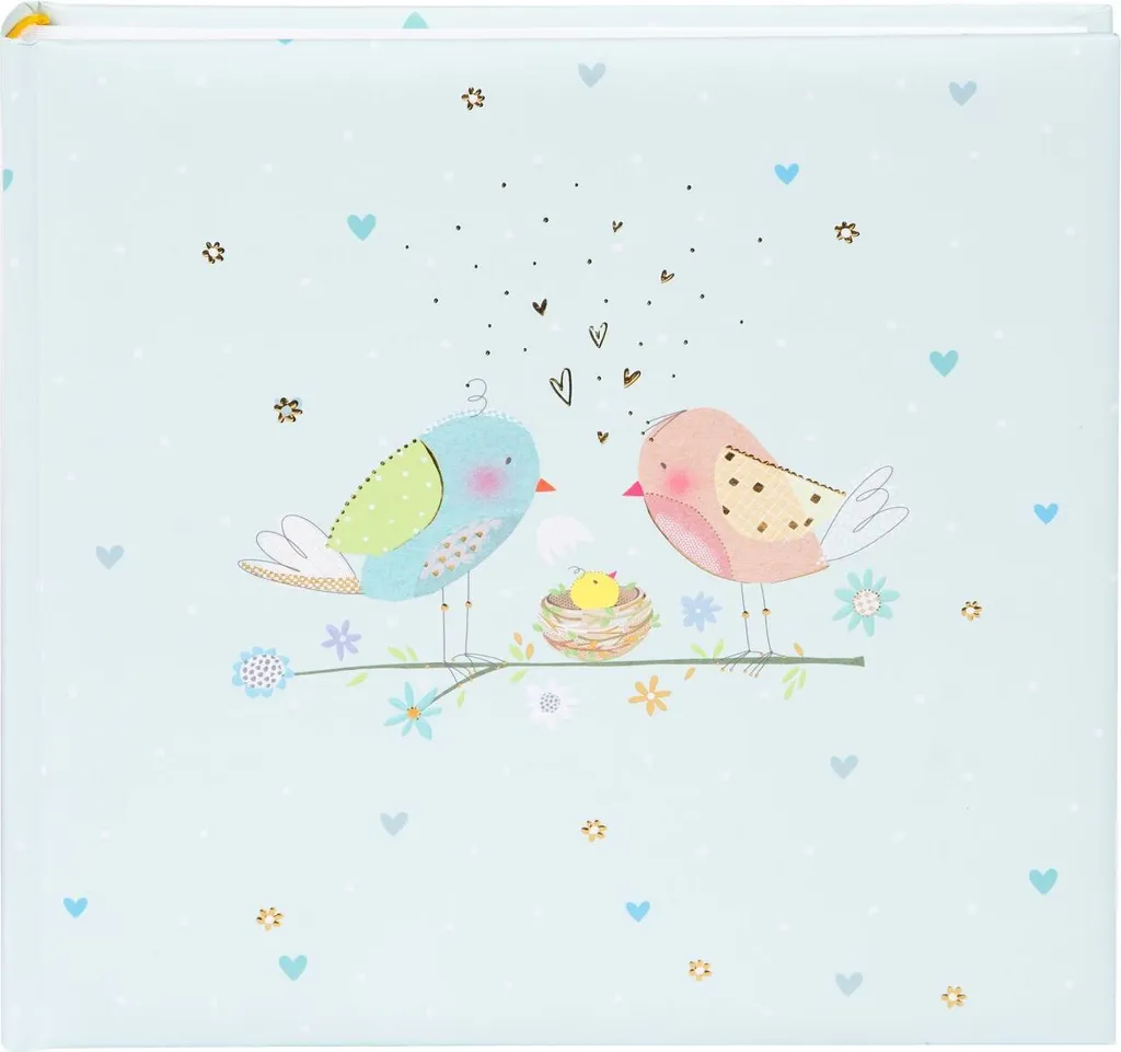 Goldbuch Album Photo Loving Birds Garçon 25x25 cm 60 Pages Illustrées