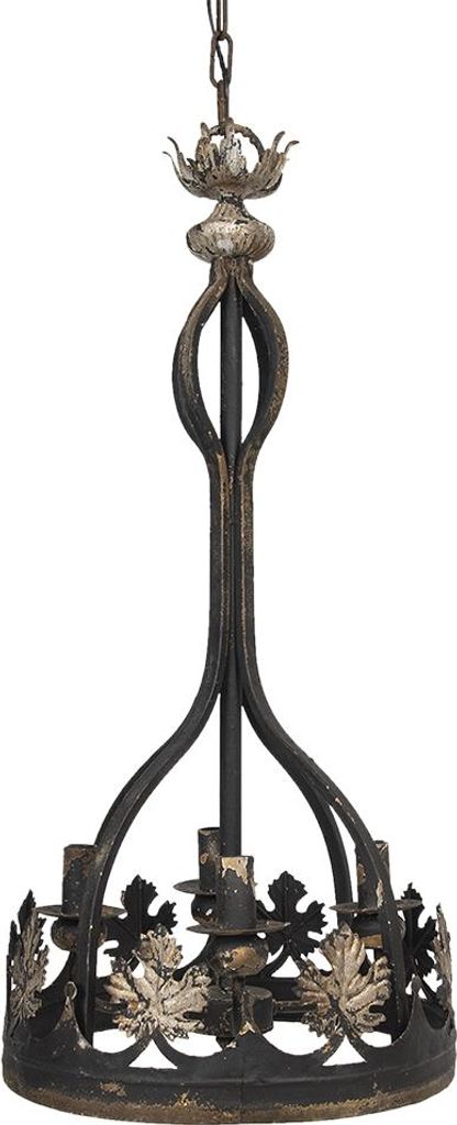 Clayre & Eef Hängelampe Ø 40x85 cm Braun Eisen