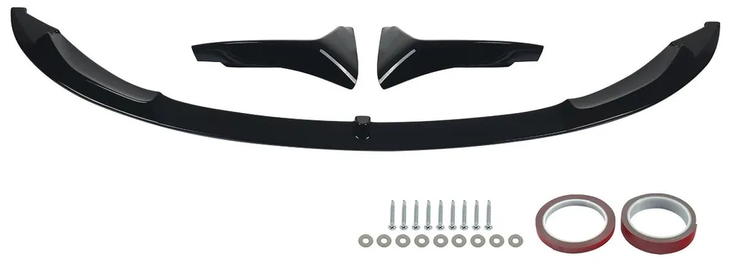 Splitter Avant Anti-Rayures Noir Brillant - Look Sportif M-Performance