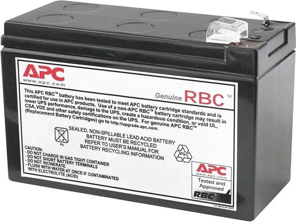 Batteria APC APCRBC110 Originale | UPS Cartuccia Sostitutiva Piombo VRLA