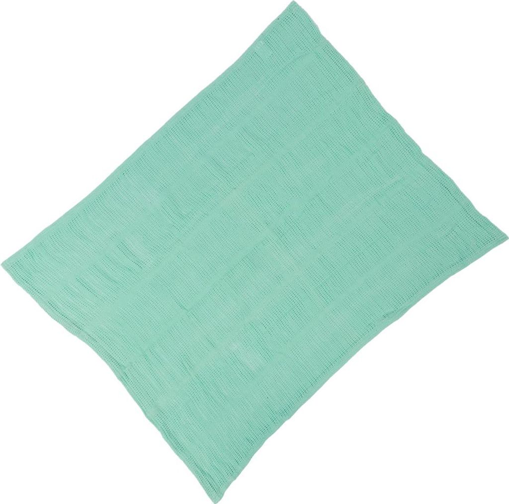 Babydecke, Unisex, vielseitig einsetzbar, atmungsaktiv, Pucktuch für Kleinkinder (grün, 70 x 90 cm)