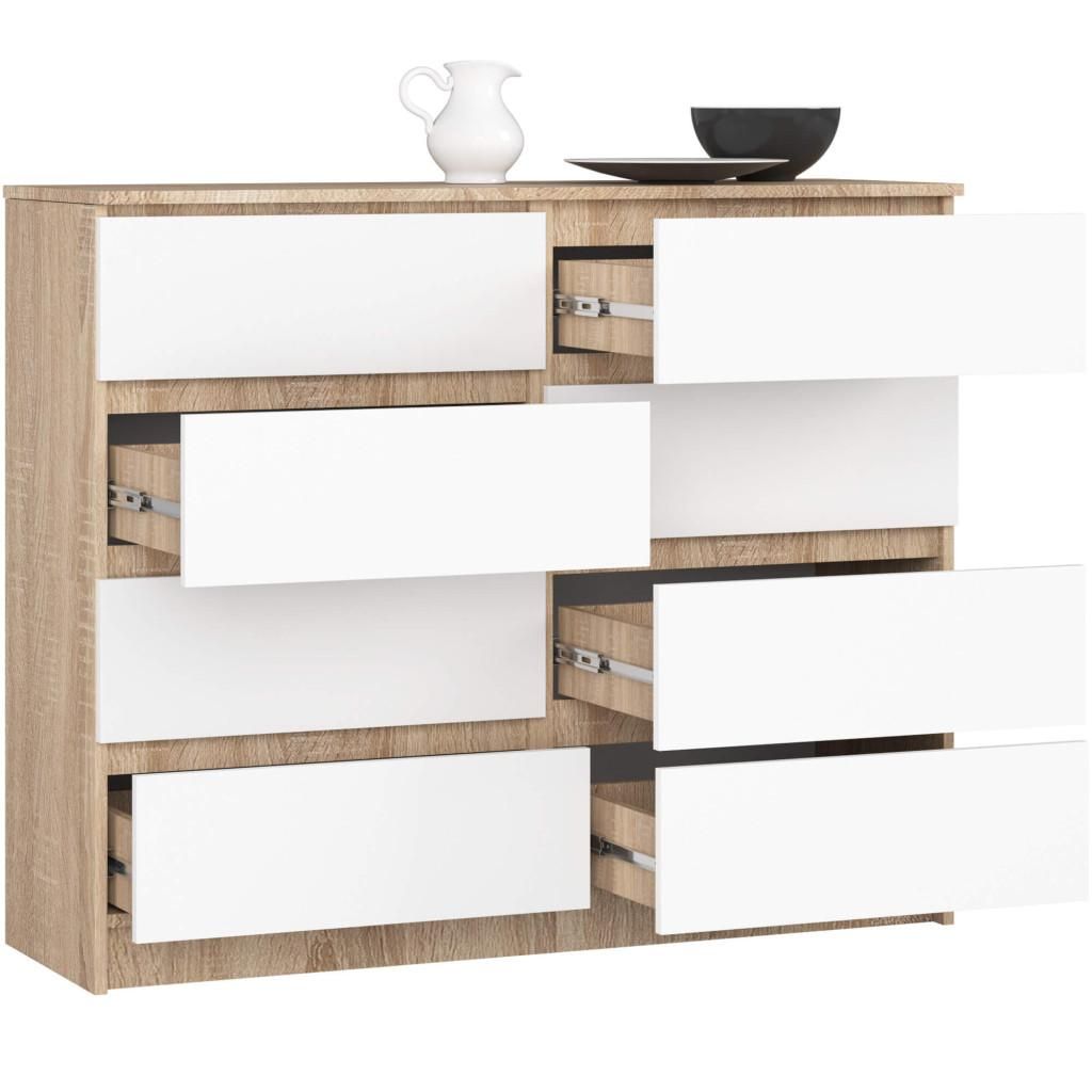 AKORD Furniture Factory OP0LK-1DABBIA003, Weiß, Eiche, 8 Produktbild 