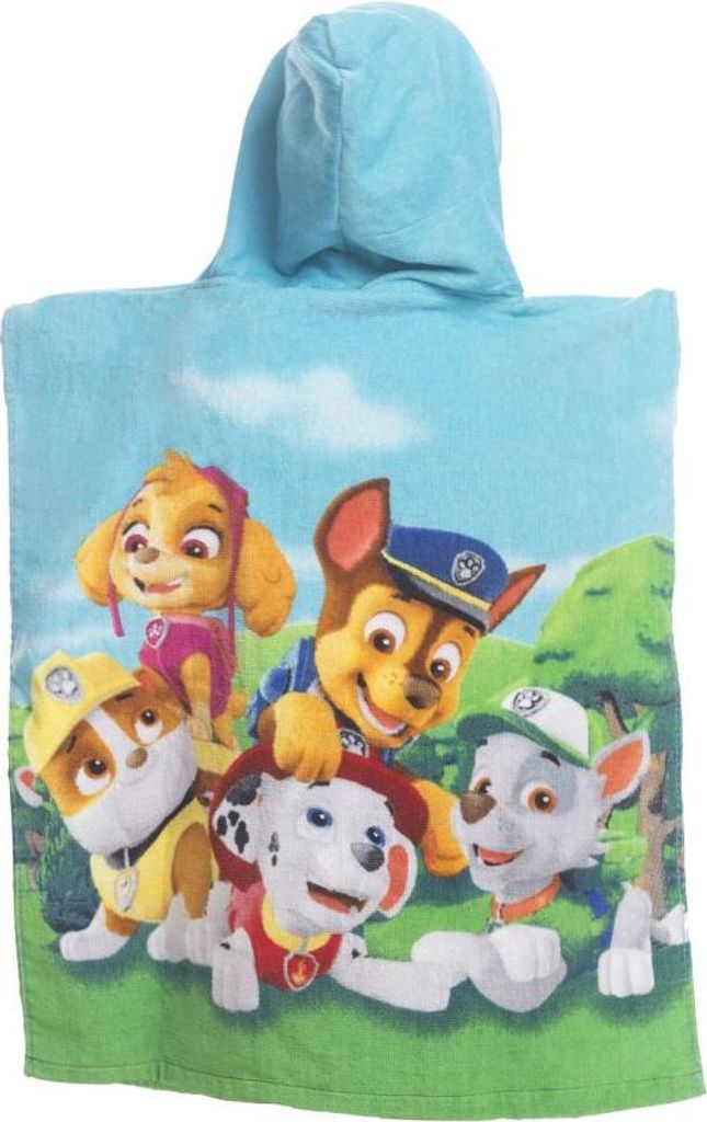 Paw Patrol Badeponcho für Kinder Hochwertiger Frottee aus Produktbild 