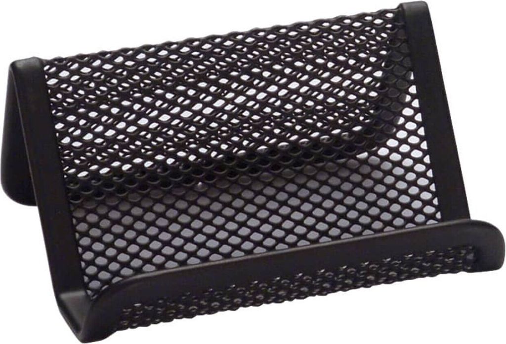 Q-Connect® KF04728 Kovový drátěný držák vizitek - černý Obrázek produktu 