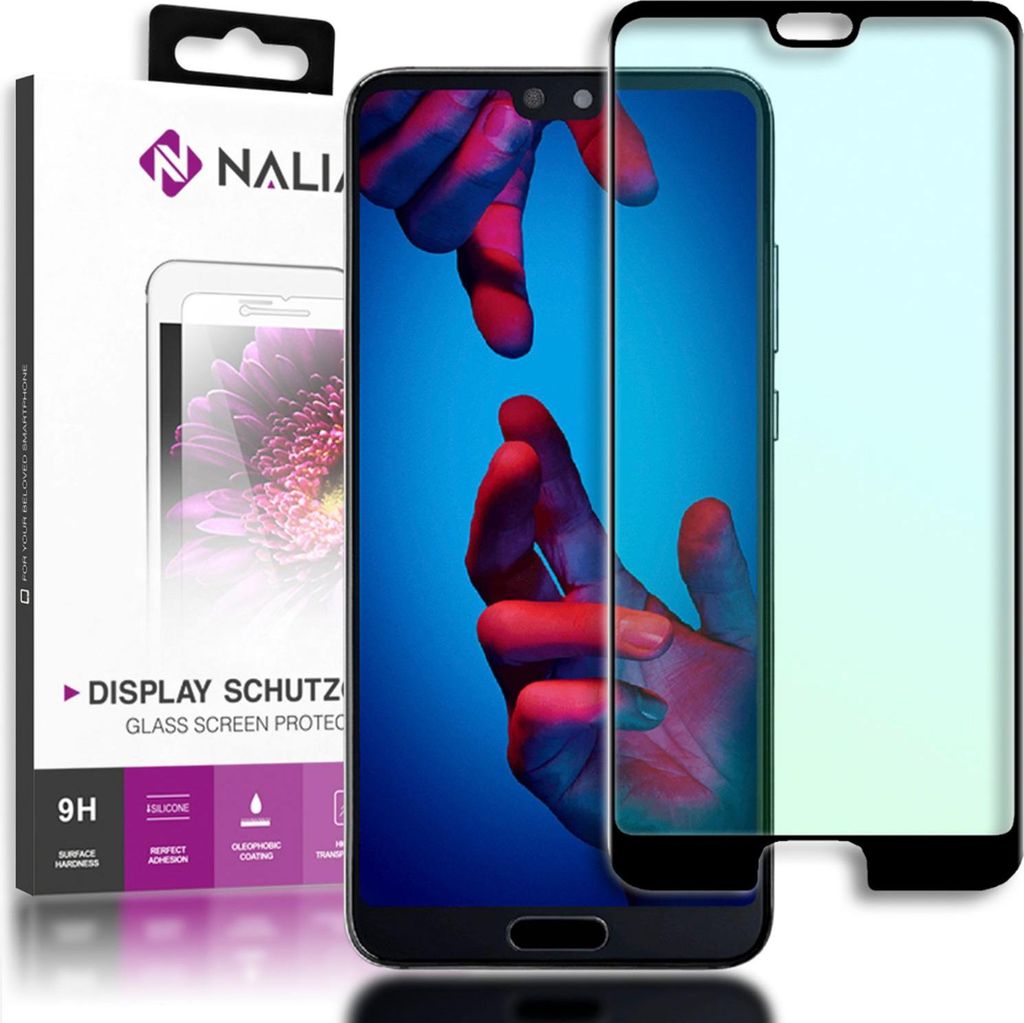 NALIA Schutzglas für Huawei P20 Pro, 9H Full Cover Produktbild 