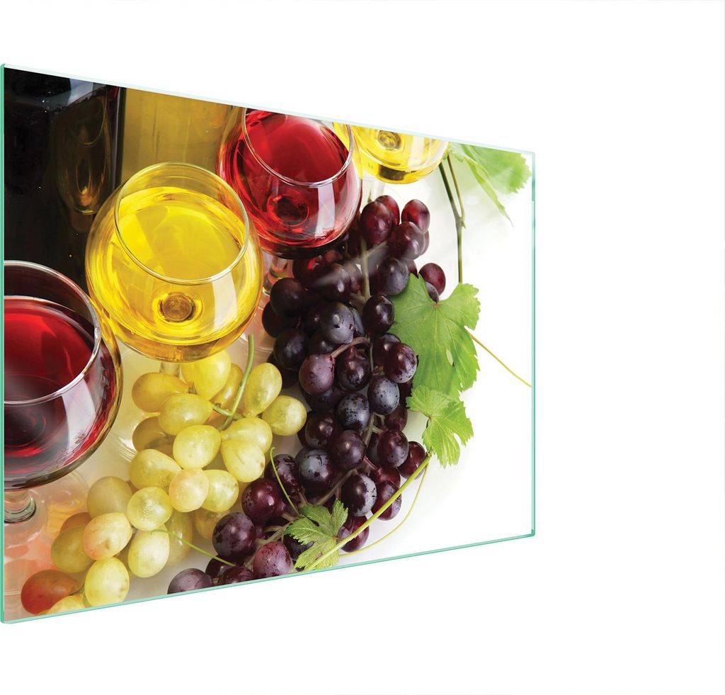 Glasschutzplatte Für Herd 70X52 Wein