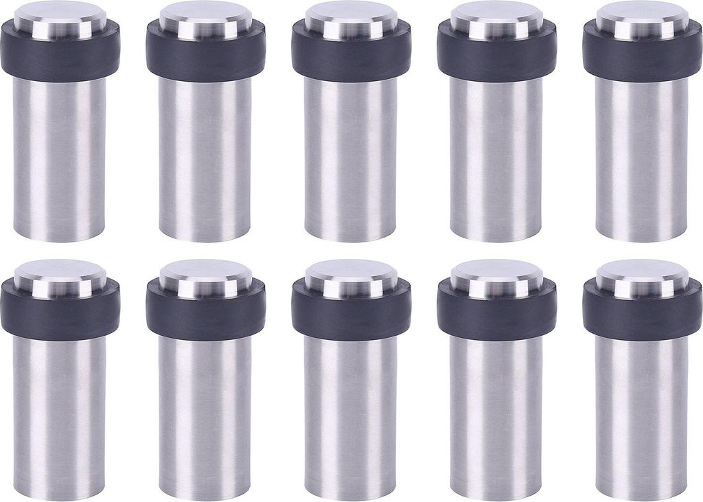 Edelstahl-Tš¹rstopper Leise, bodenstehend, zylindrischer Tš¹rstopper