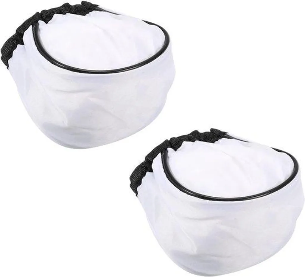 Lot de 2 diffuseurs souples demi-lune pour flash de portrait et studio