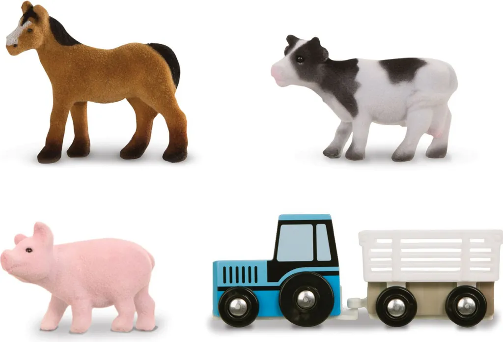 Tapis de jeu et figurines La grange de la ferme - Kit complet enfant - 5