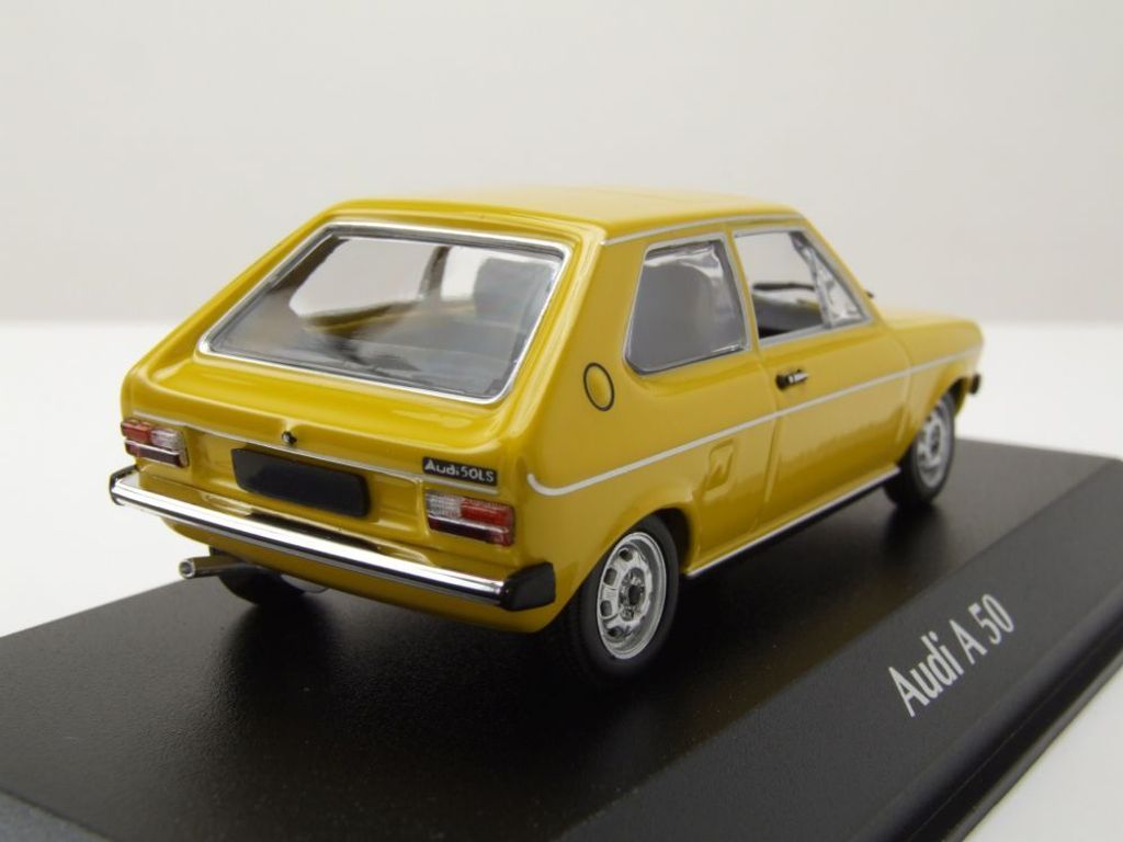 Maxichamps 940010401 Audi 50 1975 gelb 1:43 Produktbild 2
