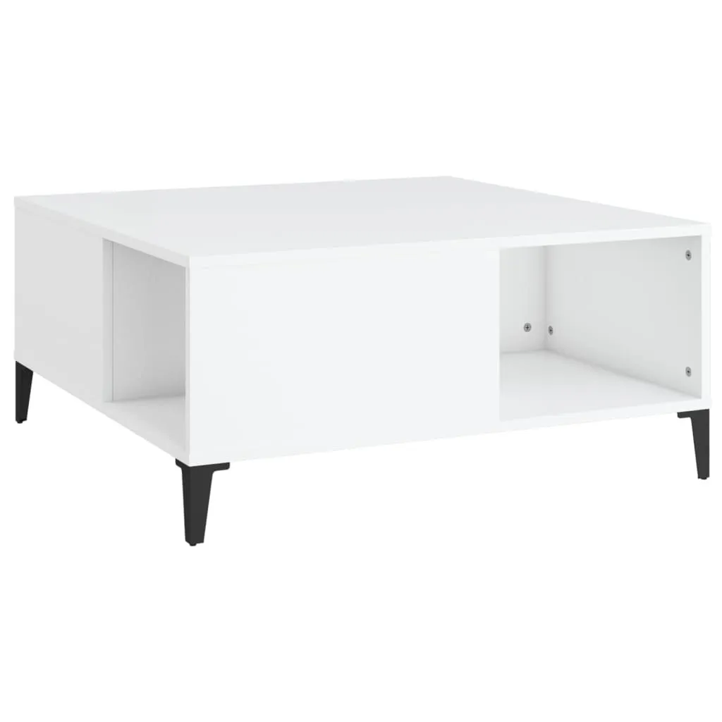 SYFAX™ Tavolino da Salotto Bianco 80x80x36,5 cm | Arredo Moderno Online