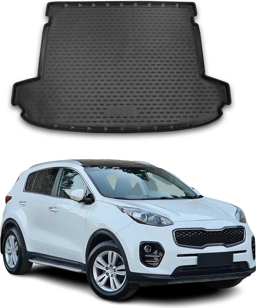 Tapis de coffre pour Kia Sportage 2016-2021 Caoutchouc TPE Image du produit 