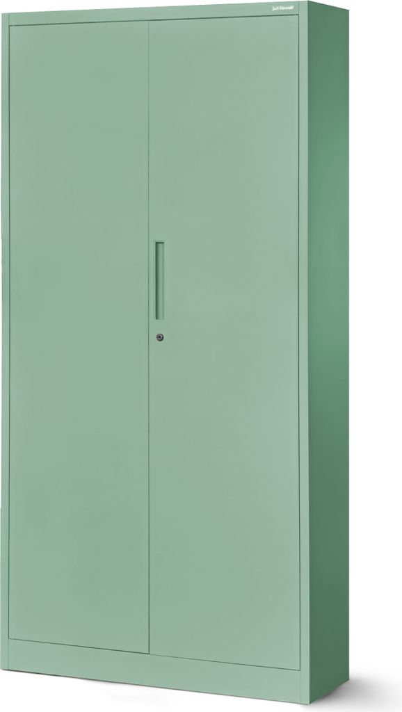 Büroschrank 900 x 1850 x 400 mm, Fresh Style: pastellgrün Produktbild 