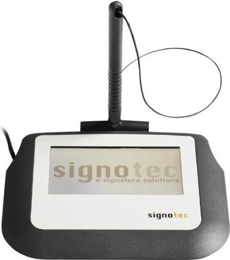 Signotec Pad Sigma: Tekenpad met achtergrondverlichting Productafbeelding 