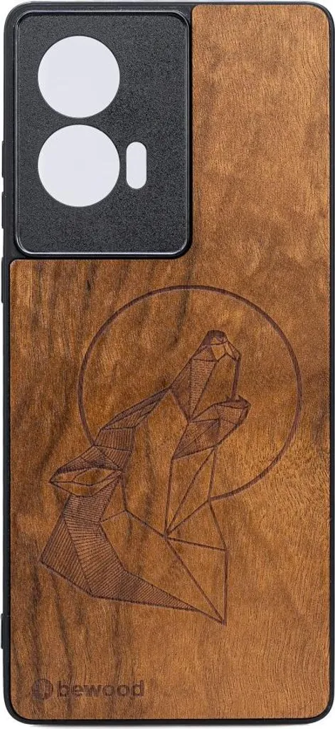 Custodia Premium Motorola Edge 50 Fusion Bewood Imbuia Wolf - Elegance