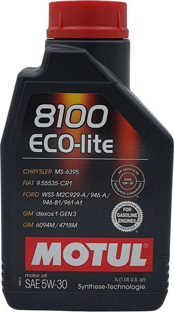 Motul 8100 Eco-lite 5W-30 1 Liter Produktbild 