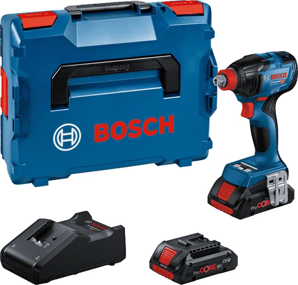 Bosch Akku-Drehschlagschrauber GDX 18V-210 C: 2x Akku Produktbild 