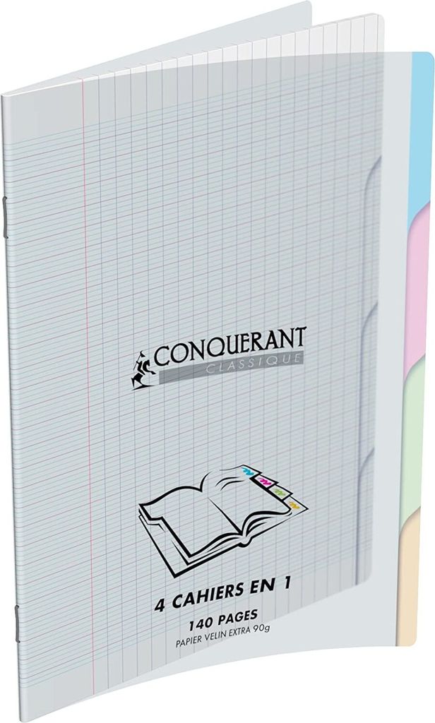 CONQUERANT KLASSIK 400026554 Heft "4 in 1" 170 x 220 mm gesättigt