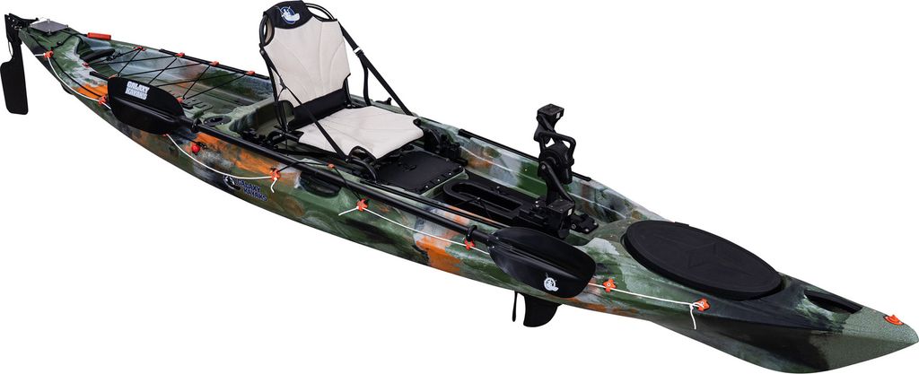 TOP Angebot Galaxy Kayaks Alboran FX3 mit Pedalantrieb, Farbe Galaxy Kayaks::(MS) Midnight Storm