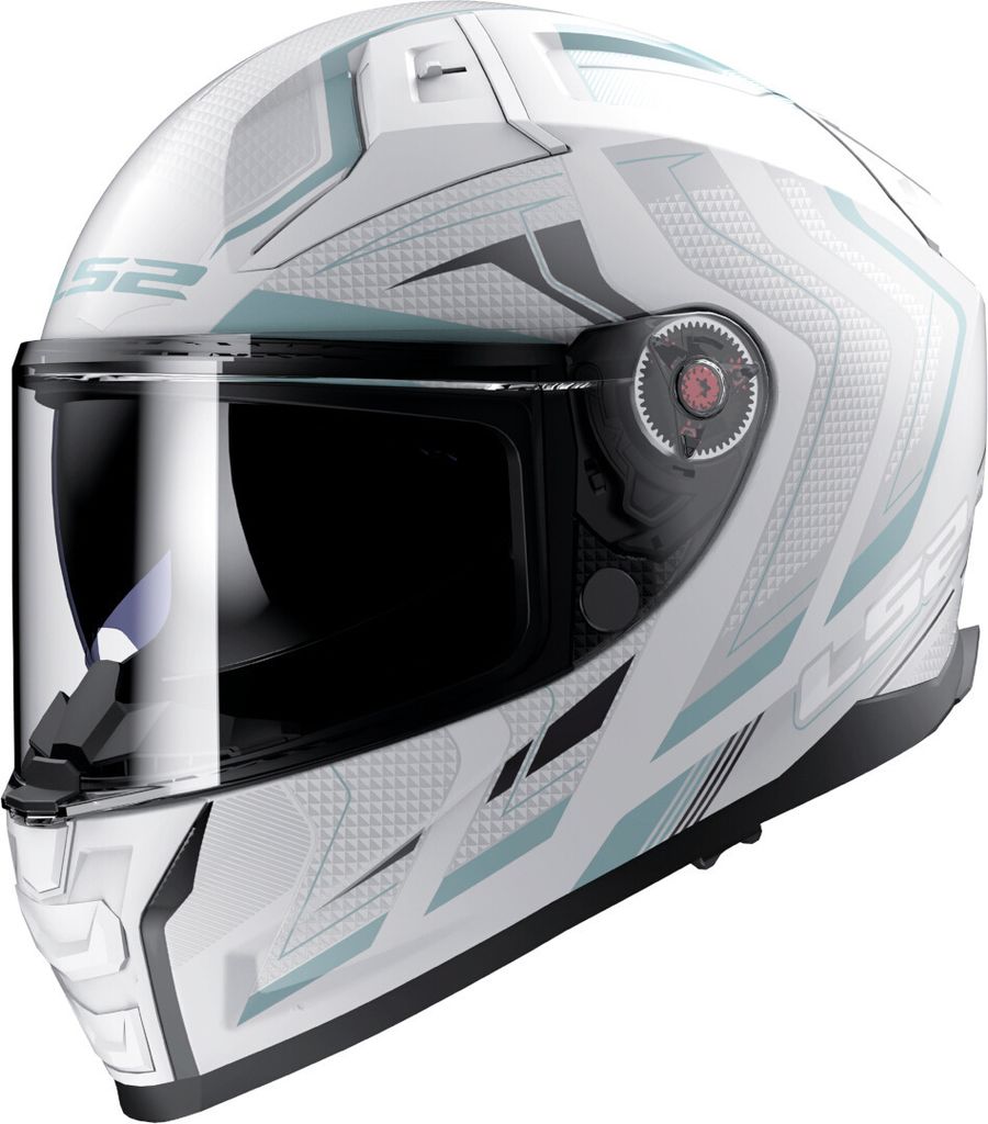 LS2 FF811 Vector II Alizer Helm, weiß/silber, M (57/58) Produktbild 