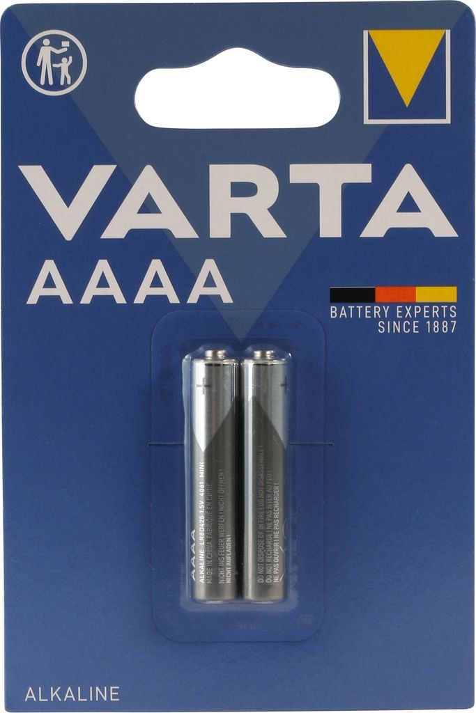 VARTA ELECTRONICS AAAA Blister 2 Produktbild 20