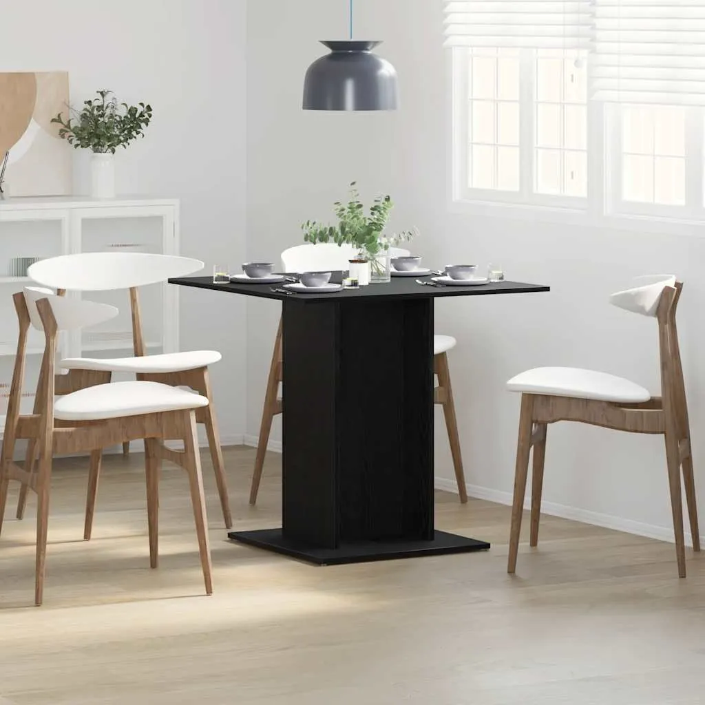 Tavolo Quadrato Nero 80x80 Maison Exclusive - Arredo Interni Chic