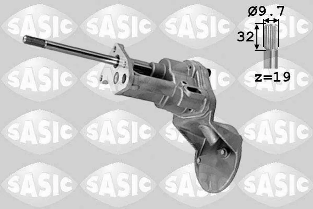 Pompe à huile moteur compatible Twingo et Clio remplace 7701588187