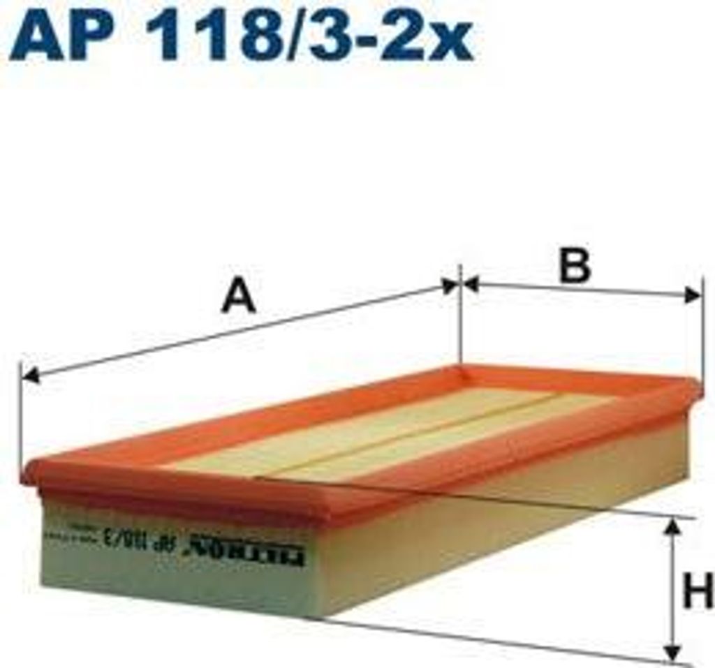 FILTRON AP 118/3-2x Luftfilter OE 1120940004 kompatibel mit SLK, SL, S-Klasse, R-Klasse, M-Klasse, GLK-Klasse, GL-Klasse, G-Klasse, E-Klasse, CLS, ...