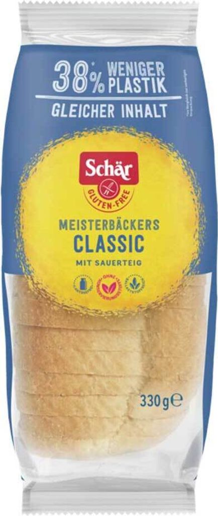 Dr. Schär Classico, 330 g, maize starch , water , sourdough Produktbild 