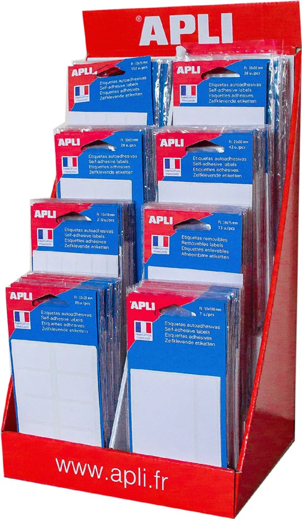 Dites Adieu au Désordre avec les Étiquettes Agipa sous Présentoir
