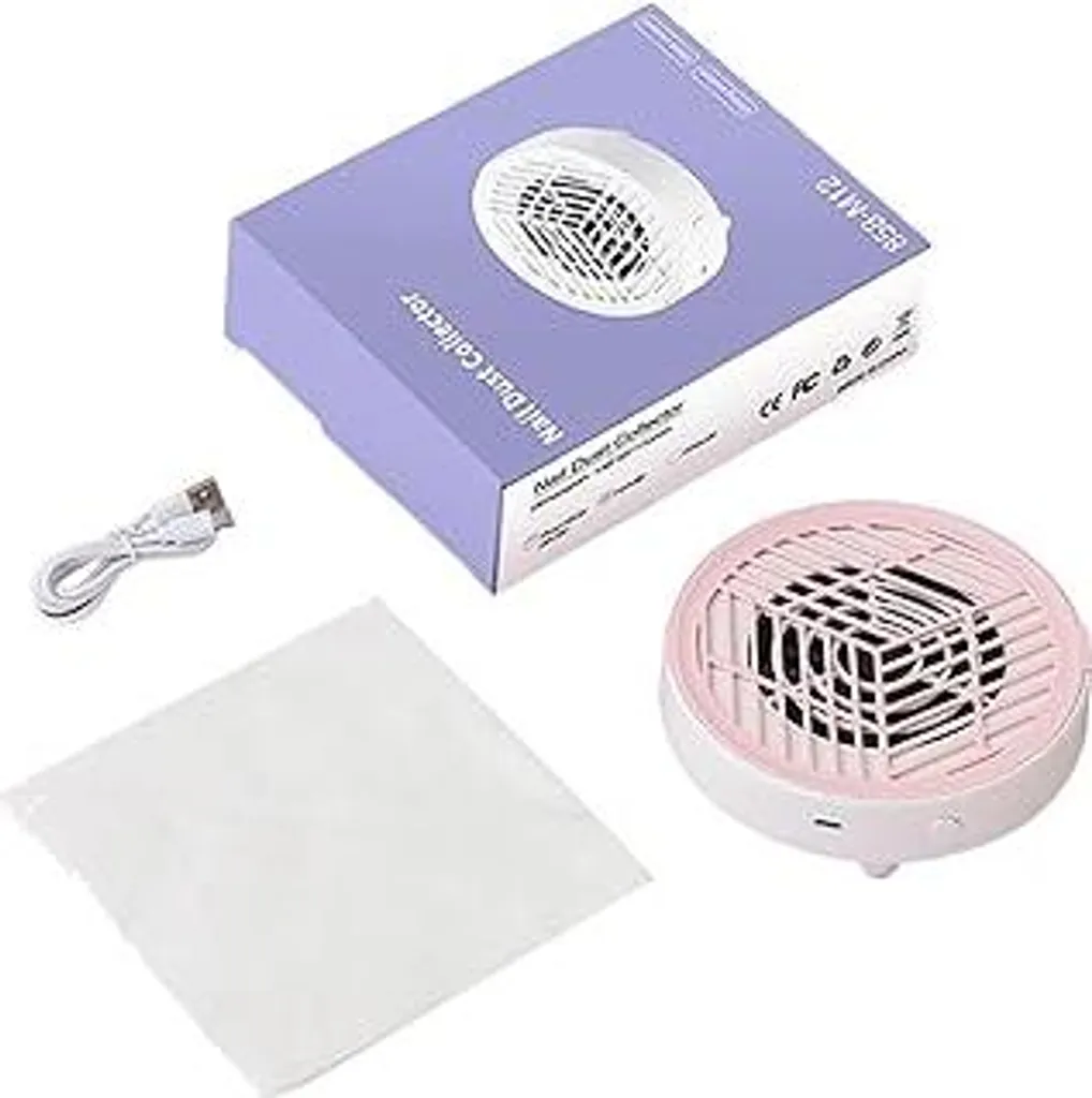Aspiratore Unghie Professionale Silenzioso 80W per Salone e Manicure
