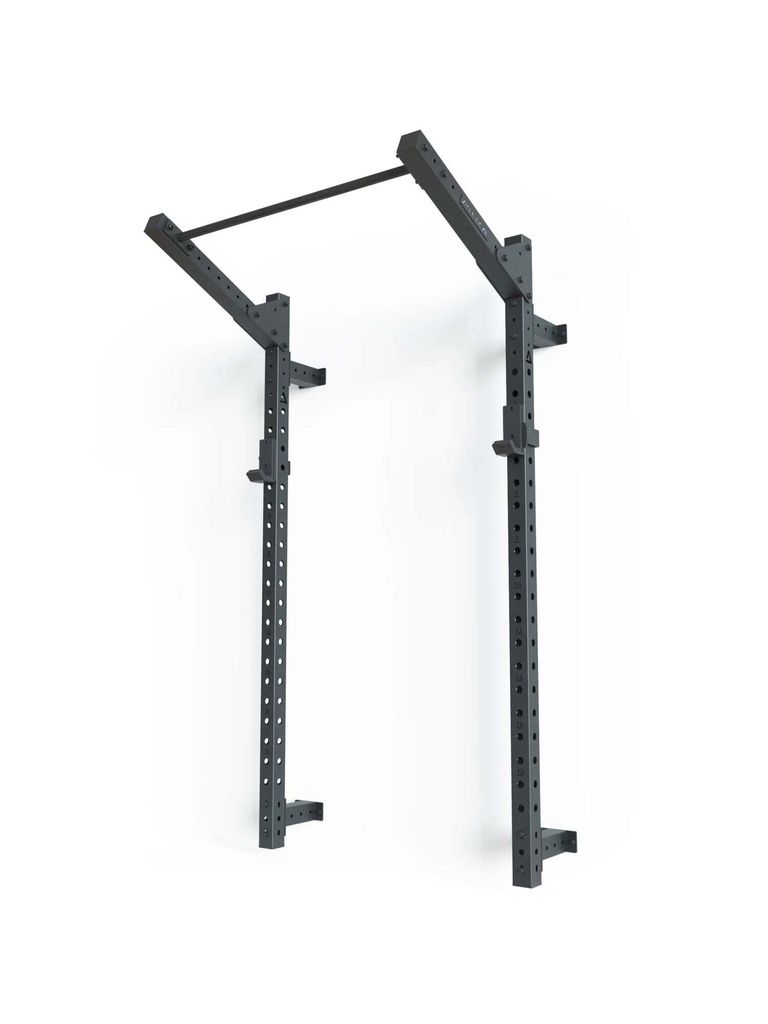 ATLETICA R8 Wall Rack | Wandmontage | Nur 27,5 cm Tiefe | Für enge Home Gyms & Garagen geeignet | Höhenverstellbar 228-241 cm