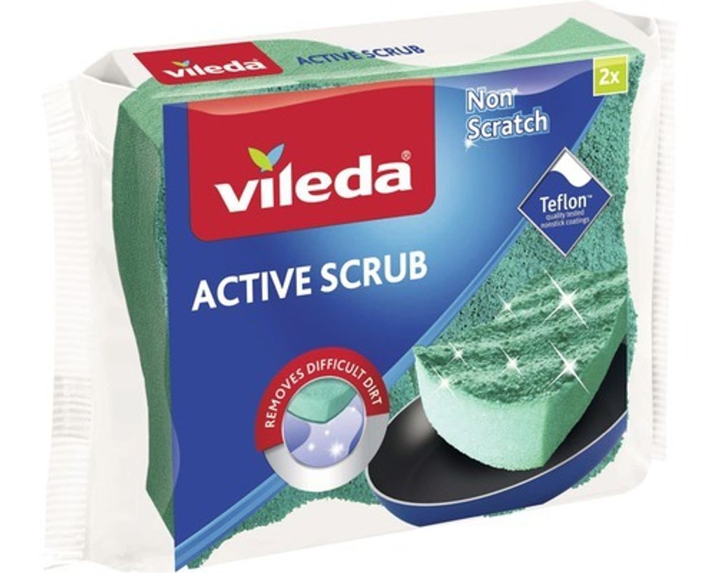 Vileda 139181, Zelená, Obdélníkový, Mikrovlákno, Ruční Obrázek produktu 